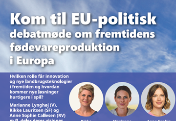 Kom til EU-debatevent om landbrugsteknologier 
